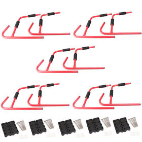 10x Kayak Ladder Wall Mount Storage Rack Surfboard Canoe Folding Hanger Steel Us