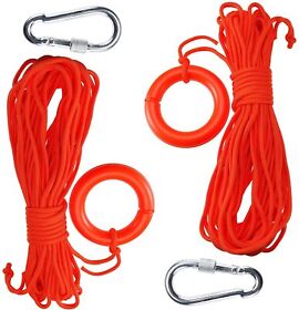 2 Pack Water Floating Lifesaving Rope 98.4ft