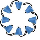 4/8 Pcs Universal Kayak Scupper Plugs Kit Drain Hole Stopper Bung Lanyard Canoes