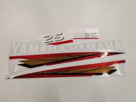 411 Decals 8541 Aftermarket Replacement For Yamaha 25 1998-2001 Outboard Decal S