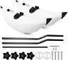 445006019015 Taruor Kayak Pvc Inflatable Outrigger Float With Sidekick