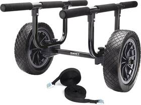 445009617669 Kayak Cart Heavy Duty Dolly 450lb Weight Capacity Flat Free Airless Wheels A