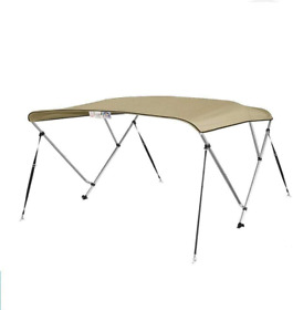 4seasons Brand Boat Bimini Top Cover 3 Bow 6 Ft.long 54inch.h X 79inch-84inch With Beige