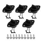 5ubpk Cooloodirect Pieces Universal Black Plastic Kayak Dinghy Canoe 717239779002
