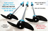 744110174595 Ideaz Drill Paddle Handheld Trolling Motor Lightweight Volt