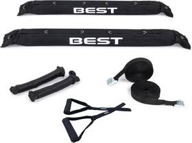 744110260342 Soft Roof Rack Pads For Cars Without Crossbars Premium Kayak Racks