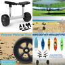 7445056838871 Iloknzi Black Samurai Short Shaft Kayak Cart With