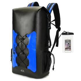 8 Fans 716963461276 Waterproof Backpack 40l Floating Dry Bag With Phone Case Roll Top Clos