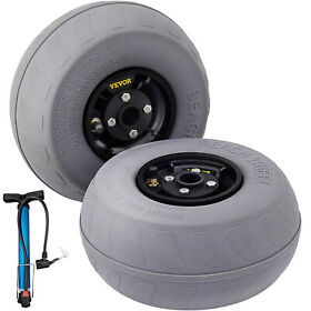 Stlycbddwc9viommz 9inch Big Balloon Beach Wheels 2pcs For Kayak Dolly Canoe Carts Buggy And Air Pump