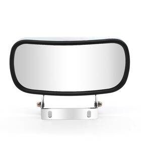 M3sh-1 Adanz Stainless Steel Rectangular Convex Mirror Fit For Cars Trucks Boats Tractors