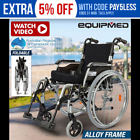 Agcwcremqa06q Equipmed Folding Wheelchair Alloy With Brakes Armrests