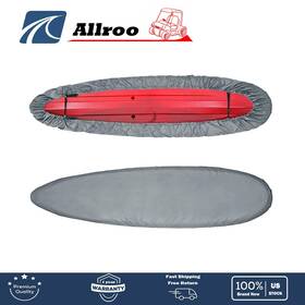 Alu2544504 Allroo For 3.1 3.5m / 10.2ft-11.4ft Kayak Canoe Cover Storage Boat Cockpit 210d