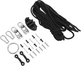 Cr-0077 Amarine Made Kayak Canoe Boat Anchor Trolley Kit With Zig Zag Cleat Pulley Block Rigging Ring