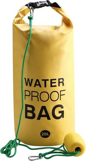 In-0045 Amarine Made 2-in-1 Sand Anchor Bag 20l Pwc Jet Ski Kit Waterproof Dry For Boats