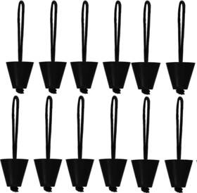 Jk-0325-bk12-a1 Amarine Made 12pcs Silicone Kayak Scupper Plug Canoe Drain Holes Stopper 3/4 Inch To 1-1/2 Black