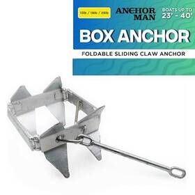 Anchor-man 195893344949 Box For Boats - 100% Hot Dipped Galvanized Anchors Easy Storage Fold