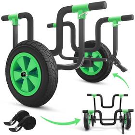 Kc009ag Apilab 2 In 1 Kayak Cart Sup Board Heavy Duty Trolley With Adjustable Bi