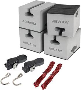 Cck-4 Aquarm Universal Canoe Carrier Kit Foam Block For Roof Soft Standard Replacement