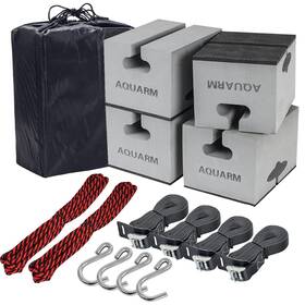 Cck02-4 Aquarm Deluxe Canoe Foam Blocks For Roof Universal Carrier Kit Soft Pads