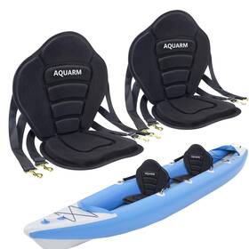 Ks005 Aquarm 2 Pack Kayak Seat Deluxe Padded Canoe Adjustable Backrest Replacem