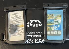 Ao09082024wb Araer Outdoor Gear Waterproof Dry Bag 10l With 2 Smartphone Covers