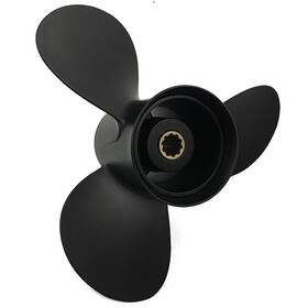 Arkdoza 731946384045 3 Blade Rh 25hp 30hp Aluminum Propeller For Tohatsu/nissan Outboards With 10