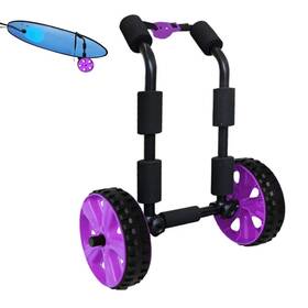 Asmsw 769135687509 Adjustable Stand Up Paddle Board Sup Surfboard Carrier Cart Trolley Lightweig