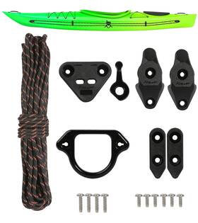 Atader 770651711623 Kayak Anchor Trolley Kit System For Canoe