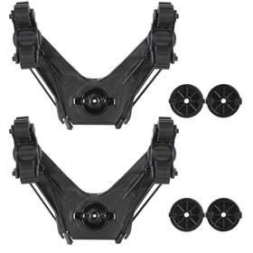 B0cb5yvx4h Atader Kayak Paddle Holder Dual Head Track Mount Oar Fishing Net Rail 2-pa