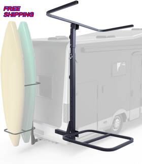 Autoholic 445050088050 Upgraded Rv Hitch Mount Kayak Rack Height Adjustable Vertical Carrier For New