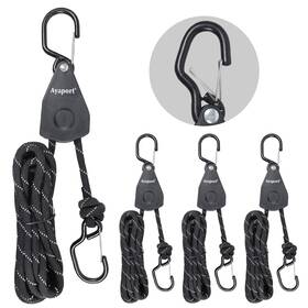 Ayaport B0f8vjf7rw Rope Tie Down Ratchet 3/8 X 14 Heavy Duty Straps Kayak