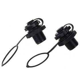 Aynefye4mgs3v1ui Aynefy 2pcs Black Universal Air Plugs Valve Replacement For Inflatable Boat Kayak Pool