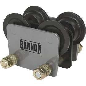 H01-040-0033 Bannon Plain Trolley- 1100-lb Capacity Works With Compact Electric Cable Hoists