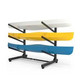 Baotree 641320518525 Freestanding Kayak Stand One-sided And Canoe Rack Heavy Duty Adjustable