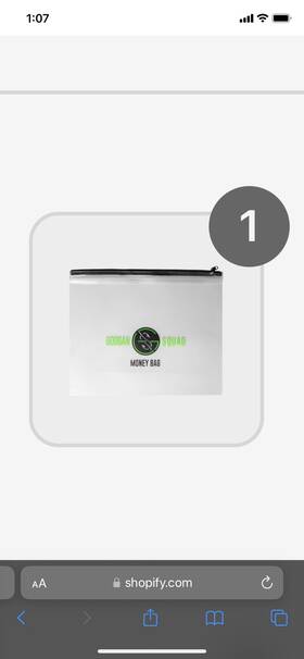 Gs-mb-1316 Bassmafia 13 Inch X16 Googan Squad Money Dry Bag 1 Pack -