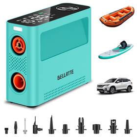 Ld-2301 Bellatte Paddle Board Electric Pump 0-150psi - 4x Faster Sup Auto Tire Inflator