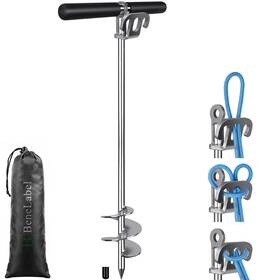 Bhba-05 Benelabel 36 Inch Sand Anchor For Boat Screw In Shallow Water Bo
