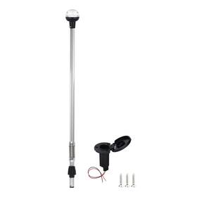 Ea01221 Besramtic Boat Stern Light Anchor Led Marine Navigation Lights Spring Flexible Po