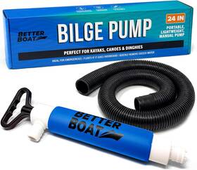 Better Boat 313107237263 Manual Bilge Pump For Kayak Canoe Dinghy Handheld Siphon Bailer With 24 Inch Ho