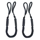 Bling Bungee Dock Line Mooring Rope 3.5 Ft Black 2 Pack