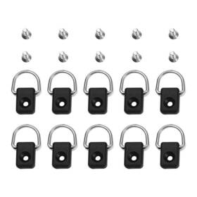 Bnineteenteam 753874410580 10pcs Kayak Safety D Rings Outfitting Fishing Rigging With M6 Screws