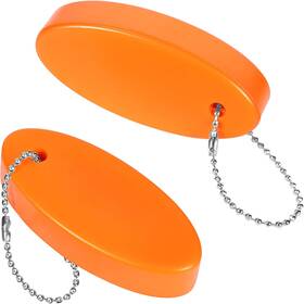 Boao 313110143155 Oval Float Keychain Floating Key Ring For Boating Fishing Sailing Outdoor