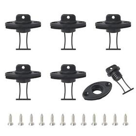 Nbra-0202-06 Boat Drain Plug Black Screw Type With O-ring Transom Plugs Fishing Boats Us