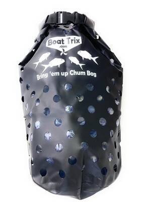 Boat Trix.com 615435408583 Chum Bag - Model Inch Bring Em Up Black Easy To Clean