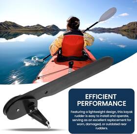 Bonkzebui3h0f8eopy Bonkzebu Kayak Rudder Set Aluminum Alloy Foot Control Tackle For Sea Kayaks Fishing Boat