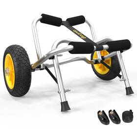 Bonnlo 611890857591 Universal Kayak Carrier Trolley Cart Dolly For Carrying Kayaks Canoes