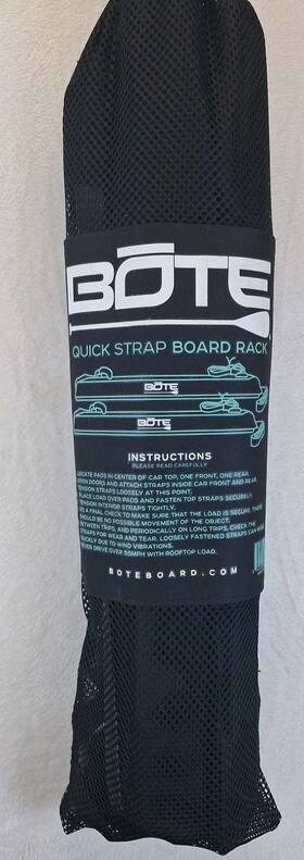 Bote 856514004665 Quick Strap Board Rack Roof Straps For Paddleboards