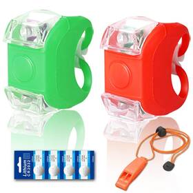 Botepon 002761955951 Red And Green Led Boat Navigation Lights Battery Operated Safety
