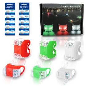 Botepon 764710595989 Marine Boat Bow Lights Red And Green Led Navigation Kayak Acce