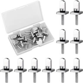 1056394 Brand Boxob 10pcs Surfboard Fin Screws 316 Stainless Steel Paddle Board Screw Silver